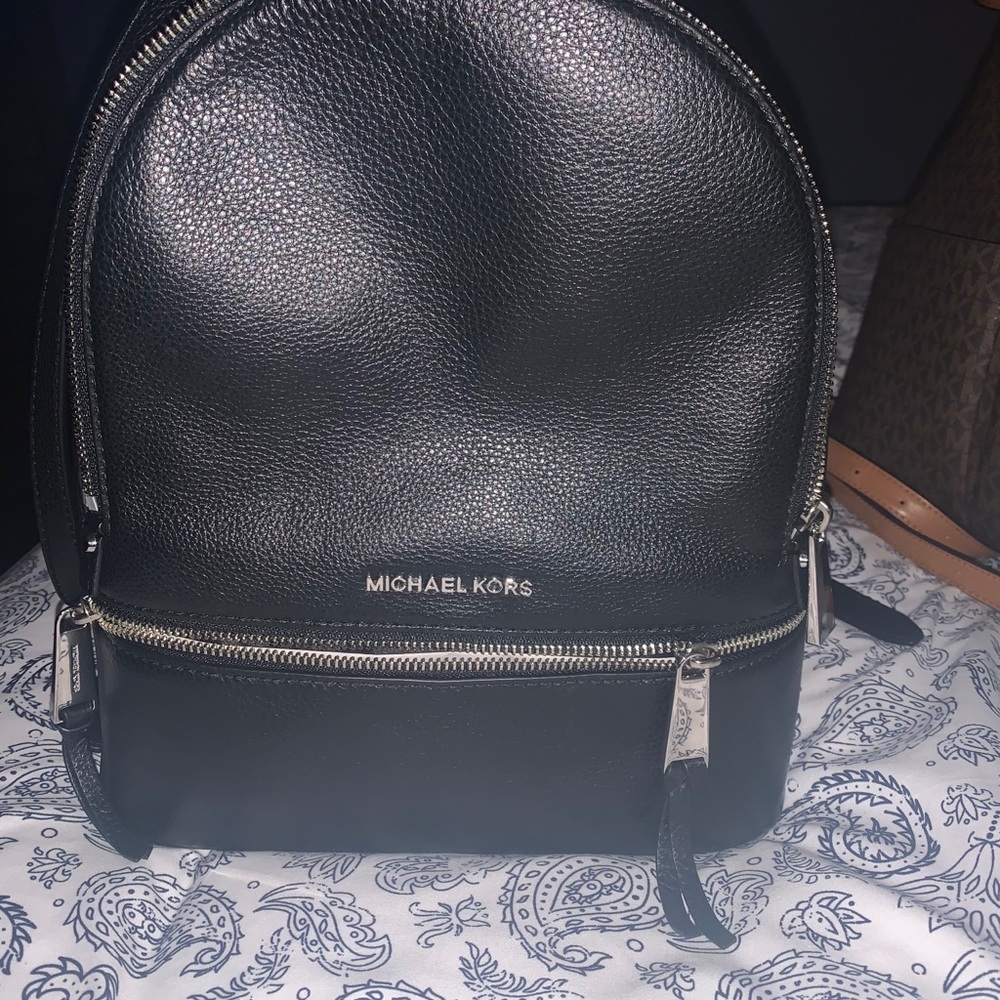 Michael Kors Rhea leather backpack
